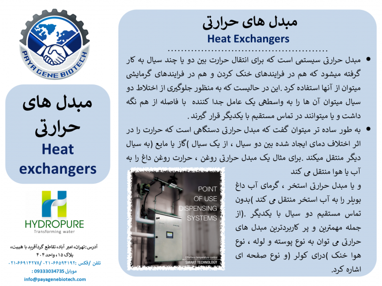 مبدل حرارتی (Heat Echanger)